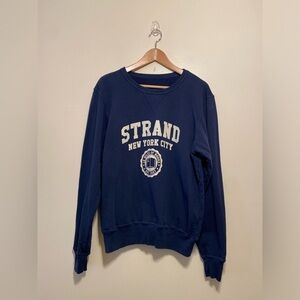 STRAND New York City Crewneck Sweatshirt - Blue Size S
